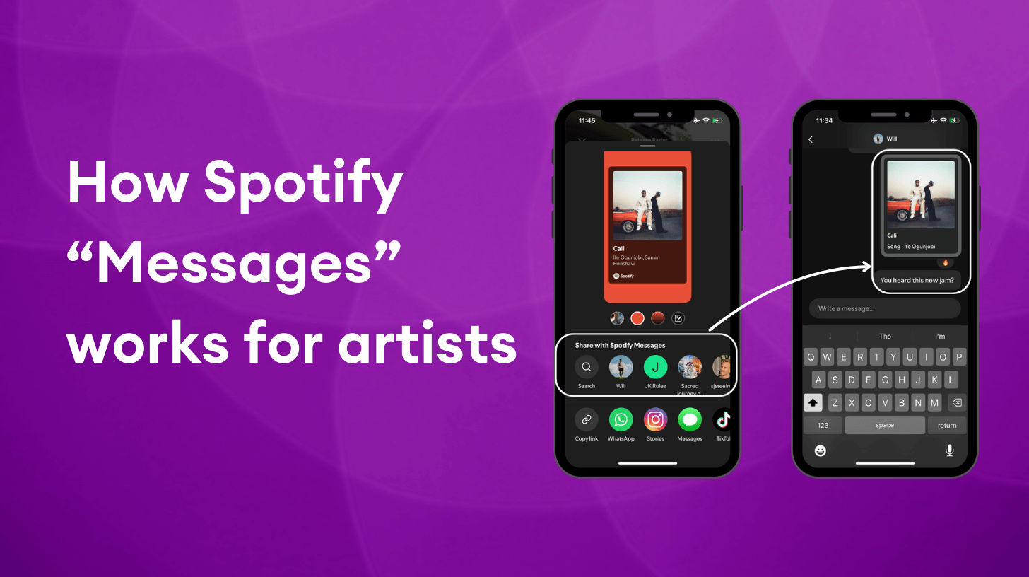 Mensajes directos de Spotify : Cómo funciona la nueva función "Mensajes" y qué significa para los artistas
