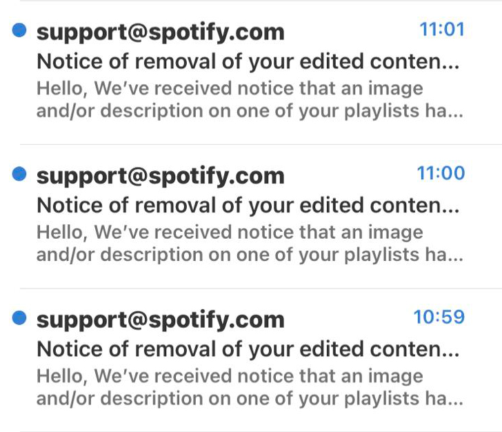 Spotify He quitado el título y la foto de portada de mi sitio web Playlist . ¿Y ahora qué?