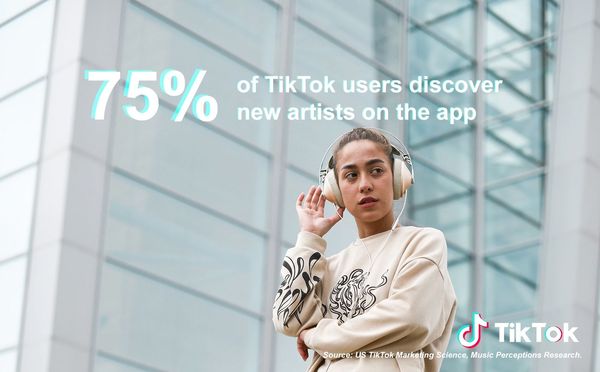 Un estudio muestra que el 75% de los usuarios de TikTok descubren nuevos artistas en la aplicación